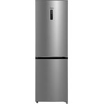 Midea MERB345MGC02 Kühl-/Gefrierkombination/No Frost/185 cm hoch / 59,5 cm breit /70 cm tiefe/171 kWh/Jahr/216 L Kühlteil/ 122 L Gefrierteil/Twin Control/mit Chiller Box, Front Inox