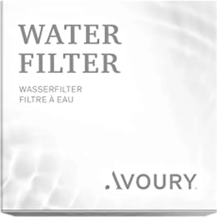 AVOURY 6000942 Wasserfilter, optimal für Teegenuss aus kalkarmem Wasser, weiß