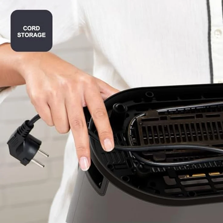 Black & Decker Es9600160b 900w Toaster mit 2 Schlitzen aus Edelstahl, EU Plug 220V, One Size – Bild 9