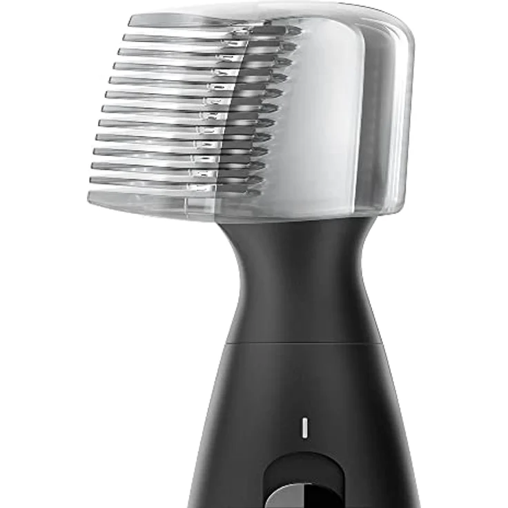 Braun Precision Trimmer PT1000 Präzisionstrimmer mit 2 Trimmeraufsätzen und Aufbewahrungstasche, batteriebetrieben, schwarz – Bild 4