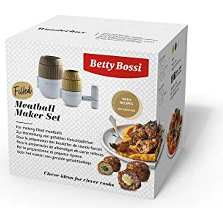 Betty Bossi Meatball Maker Set – Fleischbällchen Former zur Herstellung von saftig gefüllten Fleischklößchen ohne sich die Hände schmutzig zu machen – Bild 10