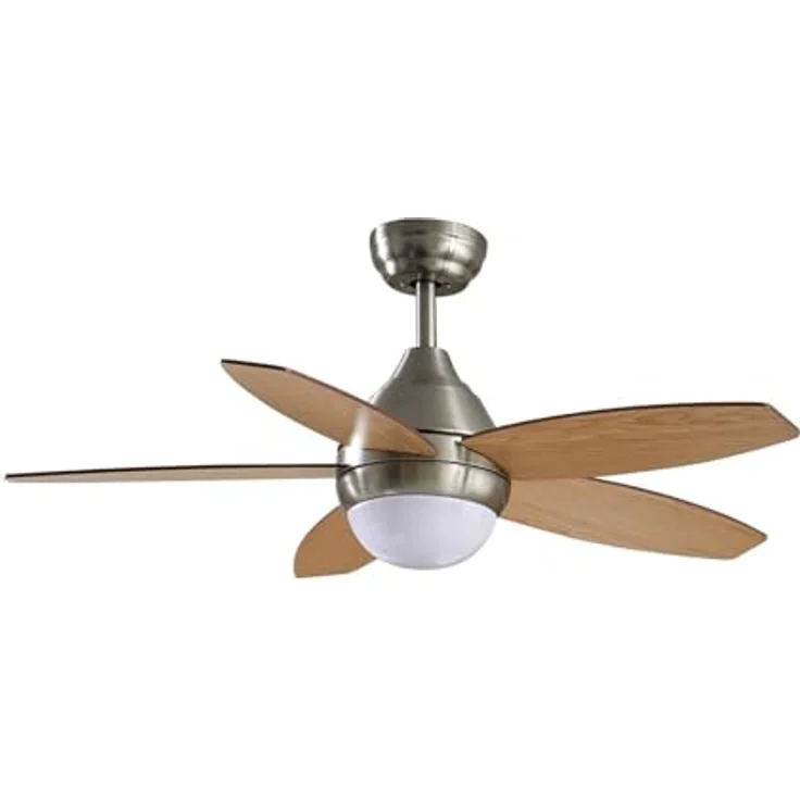 Lindby LED-Deckenventilator Klasika, DC-Motor, leise, 106 cm, Lichtfarbwechsel, weiße Gehäuse – Bild 1