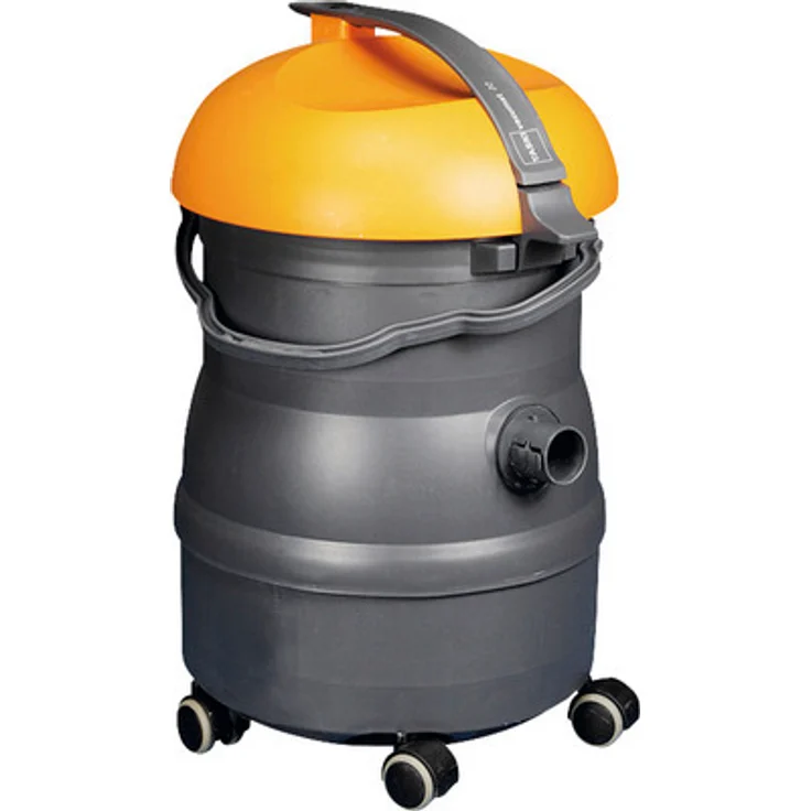 TASKI vacumat 22, Trommel-Vakuum für Nass und Trocken, 22 l, grau-orange, hohe Saugkraft und vielseitiges Zubehör