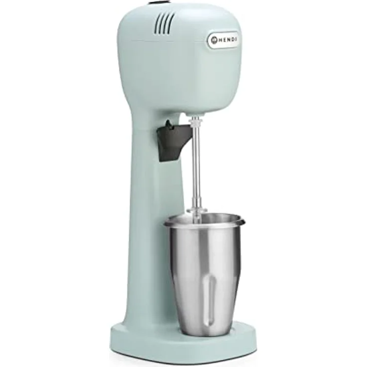 HENDI Milkshake Mixer Design by Bronwasser, BPA-frei, 230V/400W, blau, Edelstahl-Rührbecher 0,5L, zwei Drehzahlen – Bild 5
