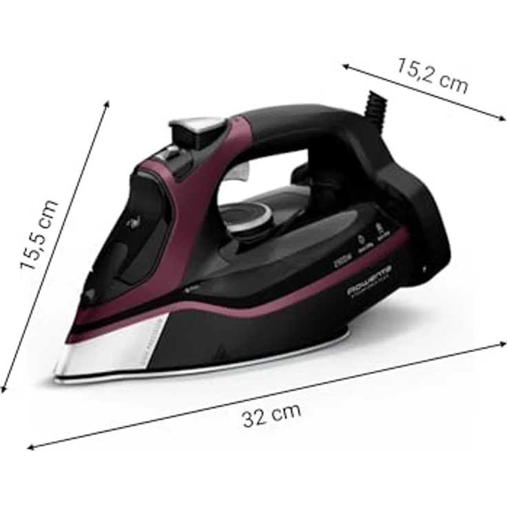 Rowenta Steamforce Dampfbügeleisen, Microsteam HD Profile-Bügelsohle, 2900 W, 45 g/min Dampfleistung, 230 g/min Dampfstoß, Tropfschutz, DW9413 – Bild 3