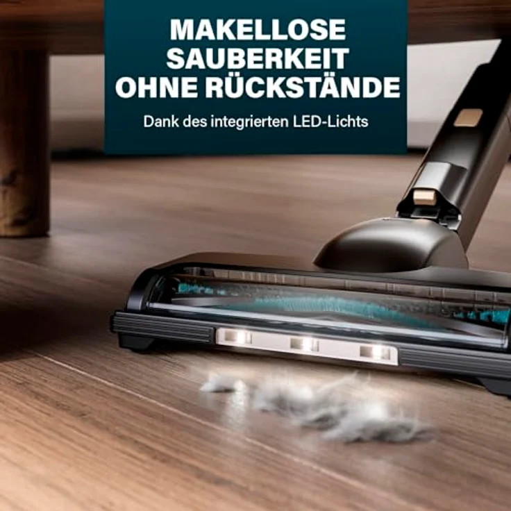 Princess Akku Staubsauger Ultimate Storm, 27 kPa, 45 min Laufzeit, Tierhaare, Kabellos, Beutellos, Leicht, 3 Geschwindigkeiten, Inkl. Zubehör, 339395 – Bild 4