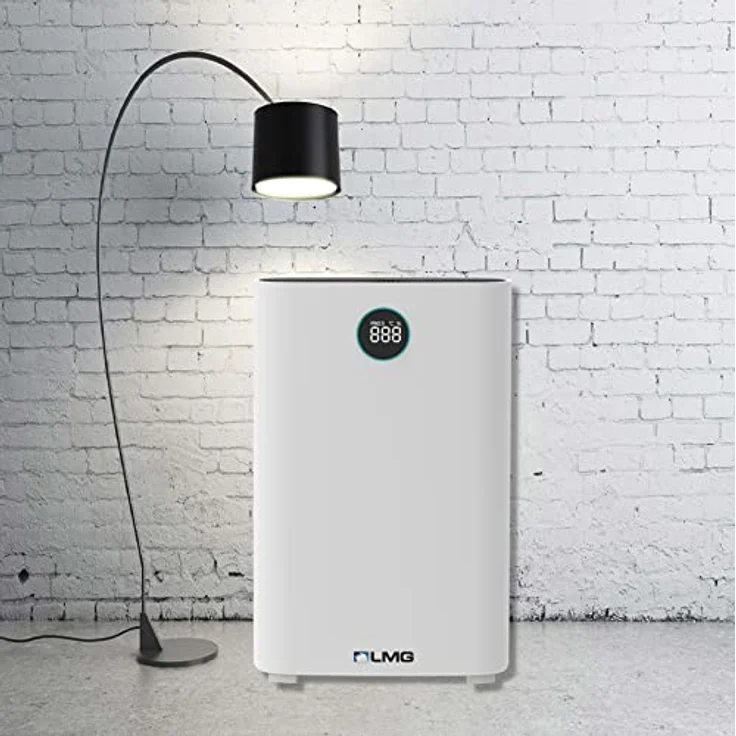 LMG Germany Professioneller Luftreiniger für Räume bis 73 qm, HEPA13 Filter, Aktivkohlefilter, UV Licht, WiFi steuerbar – Bild 2