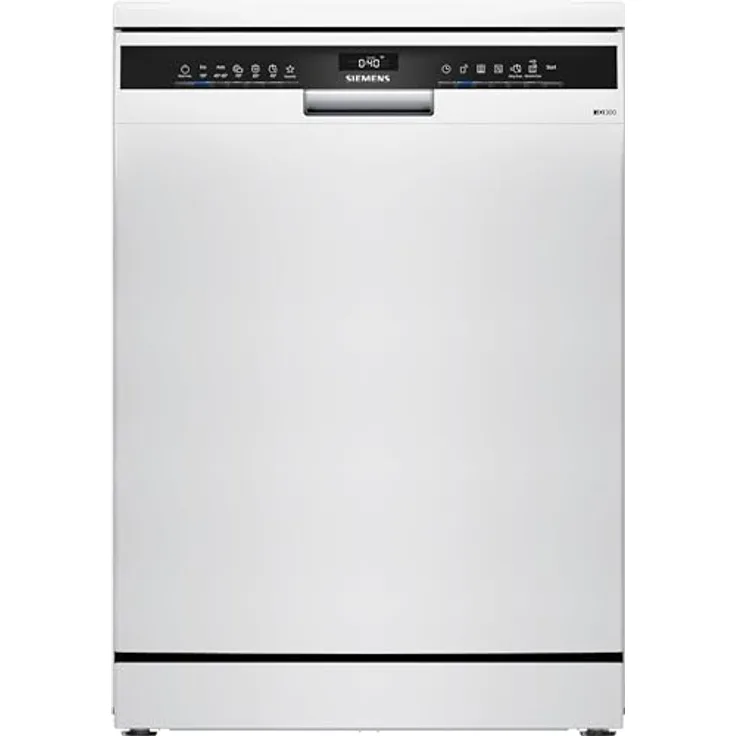 Siemens iQ300, Freistehender Geschirrspüler, 60 cm, Weiß, SN23EW03ME