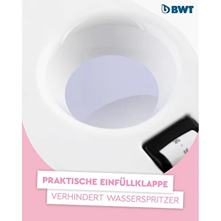 BWT Wasserfilter Vida Weiß 2,6L | Filter entfernt Kalk, Chlor, Blei & Kupfer – Bild 5