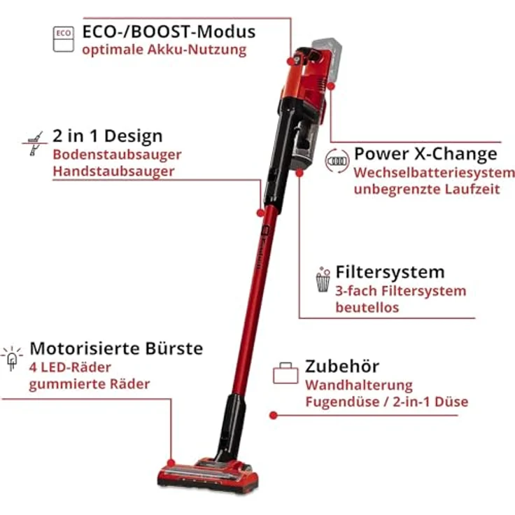 Einhell 18 V Handstaubsauger TE-SV 18 Li Power X-Change, Solo-Gerät – Bild 3