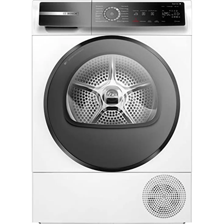 BOSCH WQB245B40 Wäschetrockner Serie 8, Wärmepumpentrockner mit 9kg Fassungsvermögen,AutoDry, SmartDry, Home Connect, AntiVibration Design, Sensitive Drying System, Weiß, 60cm – Bild 1