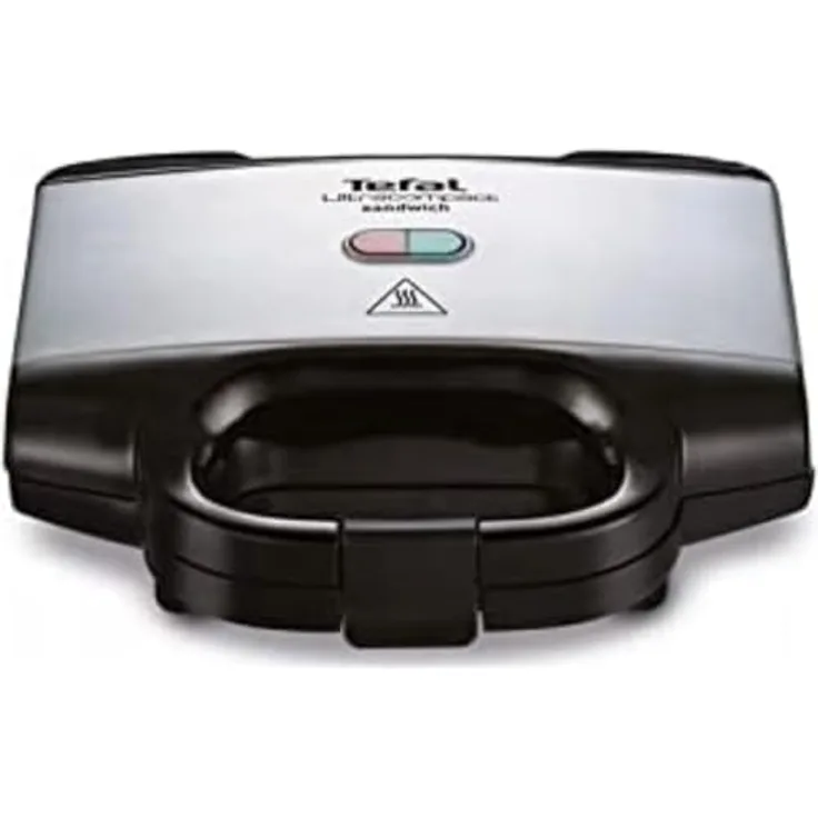 Tefal SM157236 Sandwichtoaster, ultrakompakt, 700 W, Schwarz und Grau
