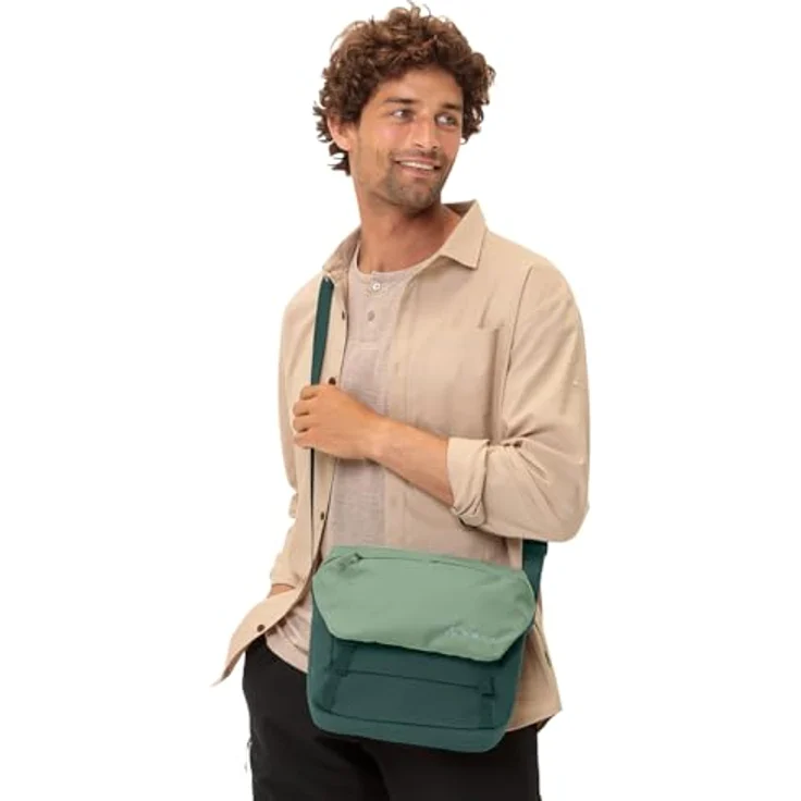 Vaude Rom III Umhängetasche S, 24 cm, grün, 100% Polyester – Bild 3