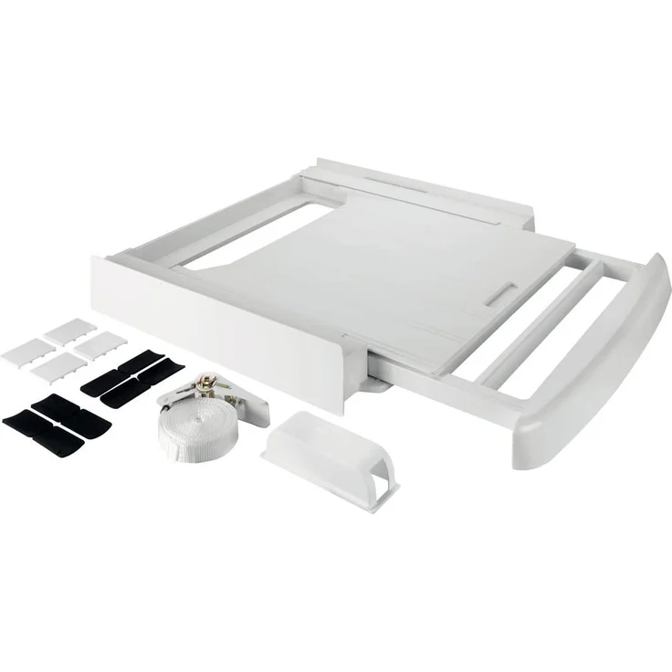 Wpro SKP101, Wäschetrockner-Verbindungssatz, Maße 600 x 600 mm, mit Ablage und Wäscheleine – Bild 2