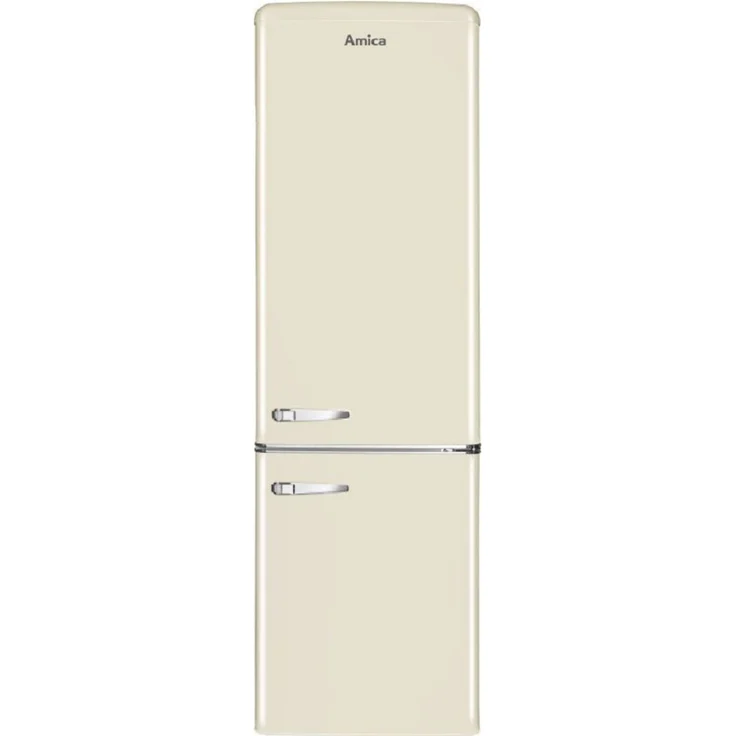 Amica FK2965.3GAA KGCR387100B WID Retro Kühl-Gefrierkombination, freistehend, beige, NoFrost, LED, Breite 55 cm – Bild 8