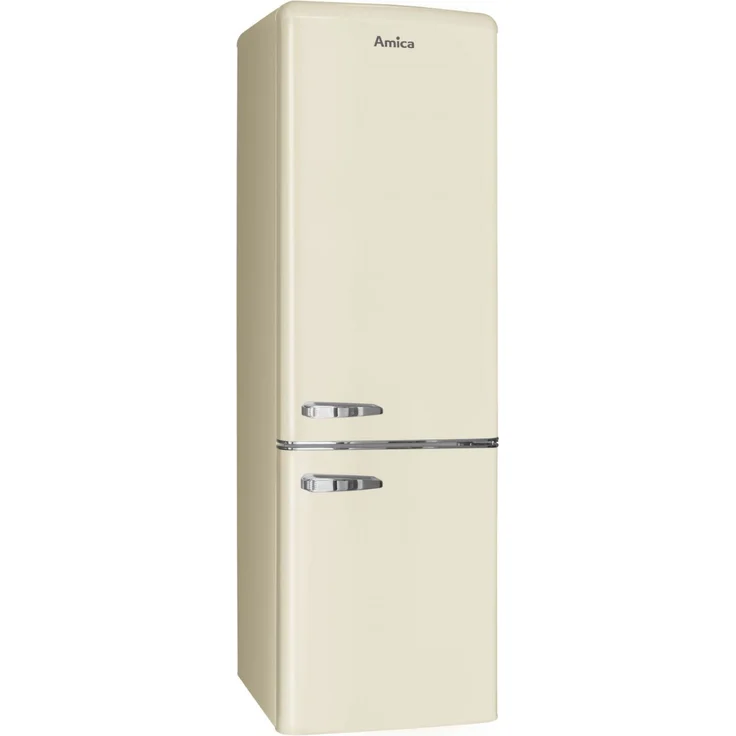 Amica FK2965.3GAA KGCR387100B WID Retro Kühl-Gefrierkombination, freistehend, beige, NoFrost, LED, Breite 55 cm – Bild 2