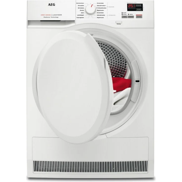 AEG T6DB40370, Kondenstrockner, B, Fassungsvermögen 7 kg, Standgerät, Breite 60 cm, Startzeitvorwahl, Restlaufzeitanzeige – Bild 6