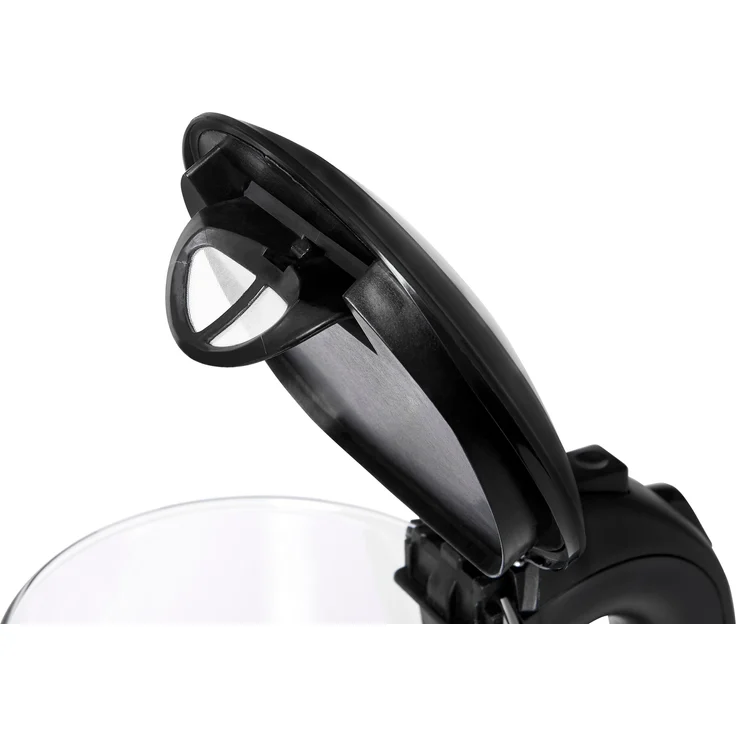 Exquisit WK 3501 swg Glas-Wasserkocher-Innenbeleuchtung - 2 Liter Fassungsvermögen - 2200 Watt-Edelstahlverzierung, 2 liters, schwarz – Bild 10