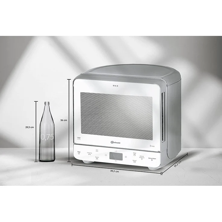 Bauknecht MW 39 WSL Mikrowelle mit Grill, Standgerät, 700 Watt, 13 Liter Garraum, Einbaugerät, Auftauen, Dampfgaren – Bild 3
