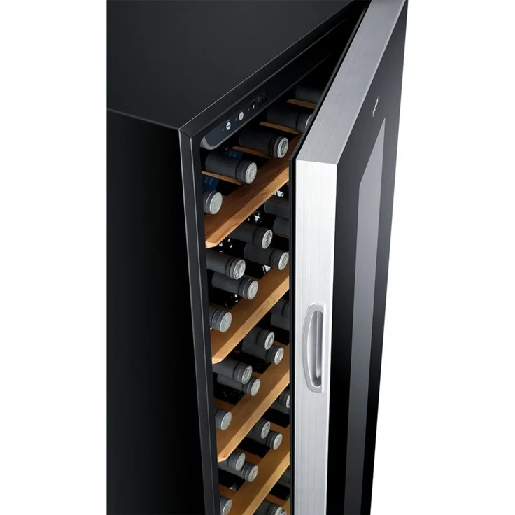 Haier WS59GAE Weinkühlschrank, freistehend, schwarz, 59 Flaschen, 1 Temperaturzone, LED, Breite 50 cm, Energieklasse G – Bild 13