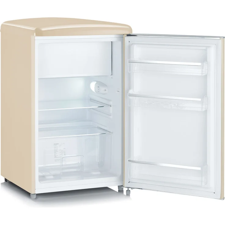 Severin RKS 8833 Kühlschrank, freistehend, cremefarben, LED, Breite 55 cm, Energieklasse D – Bild 7