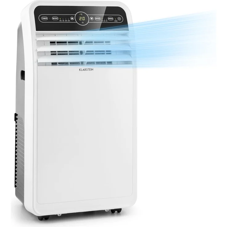 Klarstein Metrobreeze 9 NYC Klimagerät, 9000 BTU, A-Klasse, mobil, stromsparend, FCKW-frei – Bild 1