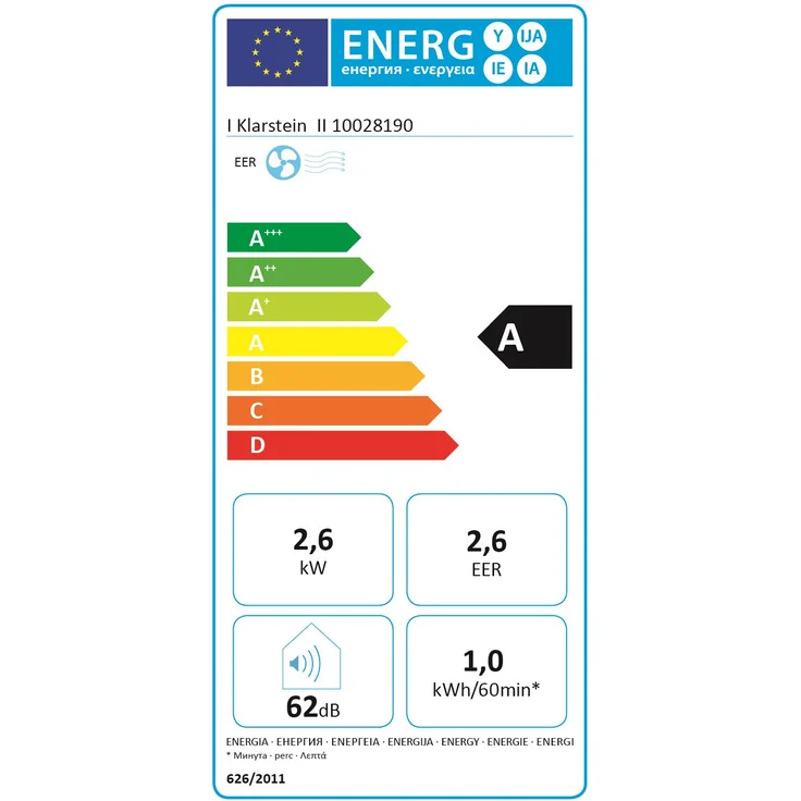Klarstein Metrobreeze 9 NYC Klimagerät, 9000 BTU, A-Klasse, mobil, stromsparend, FCKW-frei – Bild 2