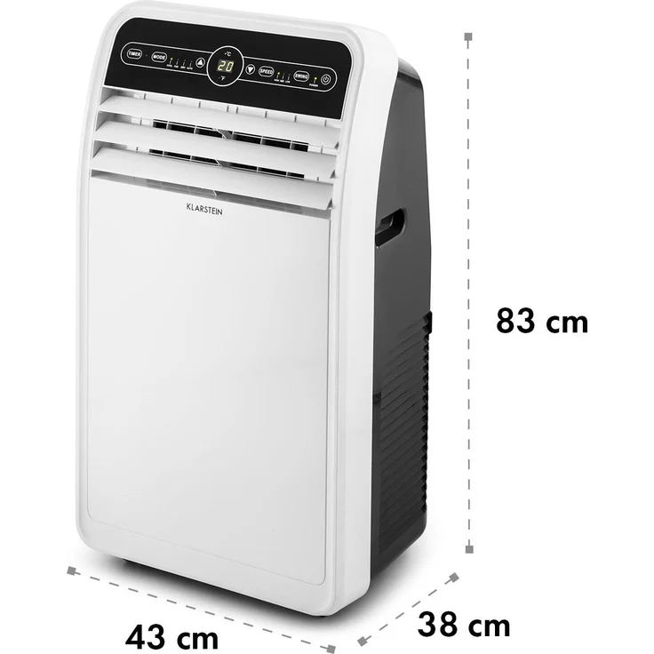 Klarstein Metrobreeze 9 NYC Klimagerät, 9000 BTU, A-Klasse, mobil, stromsparend, FCKW-frei – Bild 9