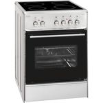 Exquisit ECM6-4, Herd, A, freistehend, Betriebsart Ofen elektrisch, Anzahl Kochfelder 4, Volumen 61 l, Breite 66 cm