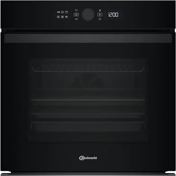 Bauknecht BBI4S8HM1SK Einbau-Heißluftbackofen, 60 cm, 73 l - Multi-Level-Kochen, AirFry-Funktion, PowerHeißluft, High-Temperature Pizzafunktion, Dynamic Intelligence, Active Multiflow