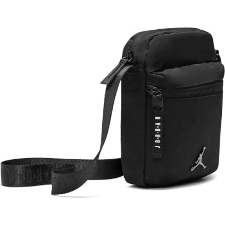 Jordan Umhängetasche JAN AIRBORNE FESTIVAL BAG, Schwarz, 6 l Volumen, 65% Baumwolle, 35% Nylon – Bild 3