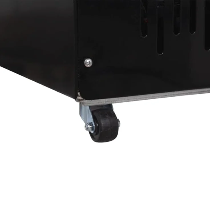 GastroHero Getränkekühlschrank GKS-360, 360 Liter, schwarz, abschließbare Glastür, temperaturregelbar 0 °C bis +8 °C, 5 höhenverstellbare Böden – Bild 9