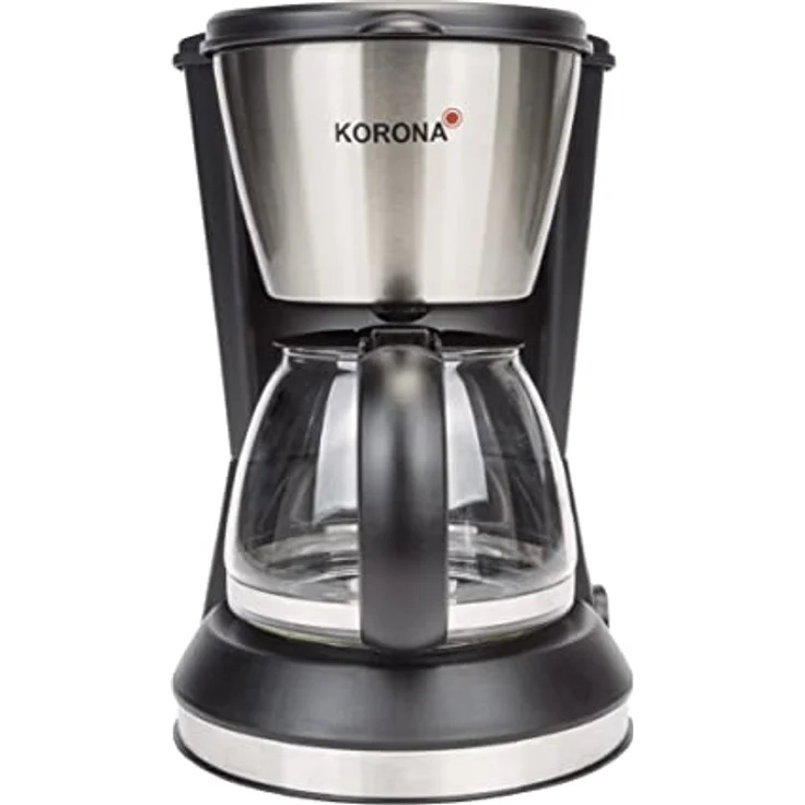 Korona 12304 Single-Kaffeemaschine | 0,7 Liter für 5 Tassen | Kompakte Bauweise, ideal für kleine Haushalte | Inklusive Permanentfilter | Schickes Edelstahlgehäuse – Bild 3