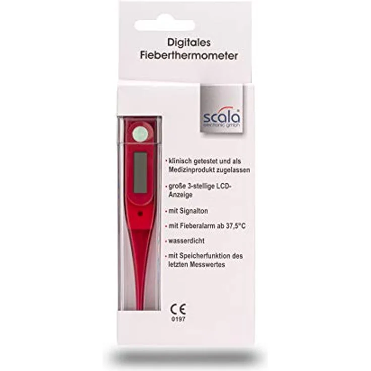 Scala SC37T, digitales Fieberthermometer, mit Signalton am Ender der Messung – Bild 3