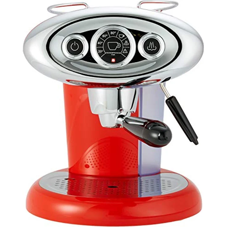 illy Kaffee, Kaffemaschine für Iperespresso Kapseln X7.1 Rot mit Milchaufschäumer – Bild 4