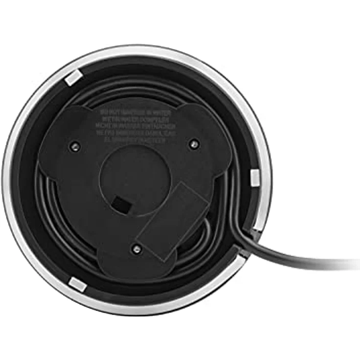 Eta Ela Mini Wasserkocher, 2100W, 1,2 Liter, Wasserstandsanzeige, Deckelöffnung per Knopfdruck, verdecktes Heizelement, Kabelaufwicklung, Kalkfilter, Edelstahl, graz – Bild 5