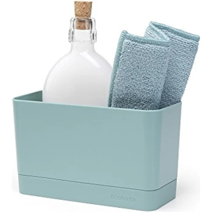 Brabantia Spülorganizer, Kunststoff-Silikon, Mint, 19 x 8.5 x 11.5 cm – Bild 4