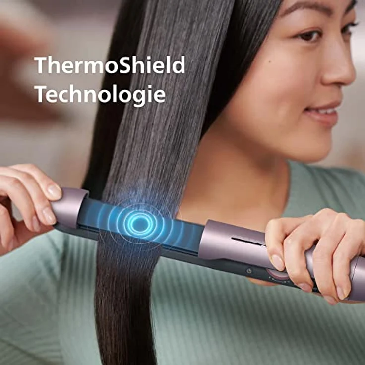 Philips Haarglätter der 5000er Serie mit ThermoShield Technologie, Mauve [Modell BHS530/00], Rosa – Bild 4