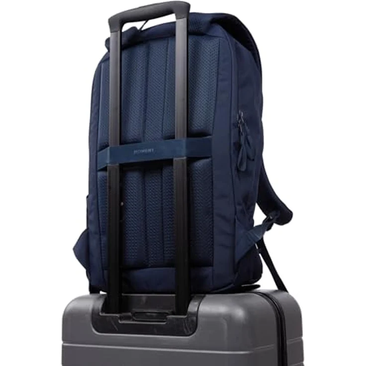 MOMENT Everything Backpack, Weekender Reise-Rucksack für Laptop und Kamera, 28L, Navy, wetterfest und modulare Stauraumoptionen – Bild 2