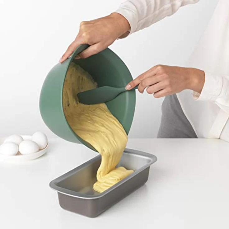 Brabantia Back Set TASTY+ Fir Green, Rührschüsseln mit Schneebesen, Backpinsel und Teigschaber – Bild 4