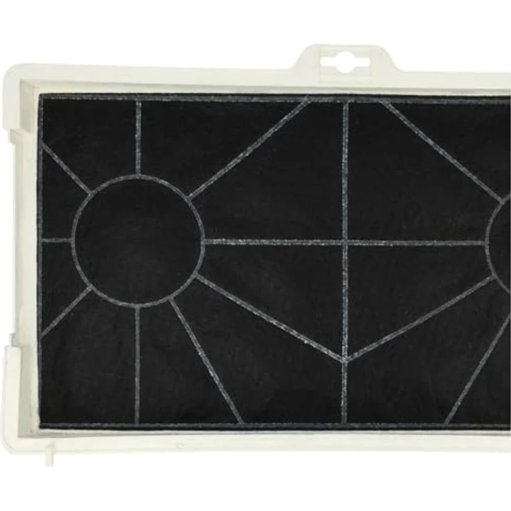 vhbw 4x Aktivkohlefilter kompatibel mit Siemens LB75564/03, LB75564/02, LB75564/01, LB57564/07 Dunstabzugshaube + Befestigungsmaterial, schwarz/weiß – Bild 5