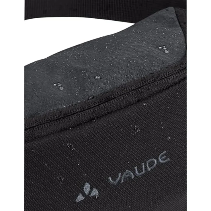 VAUDE Umhängetasche WegaMove Black, praktische Hüfttasche mit Diebstahlschutz, verstellbarem Schultergurt und recycelten Materialien – Bild 6