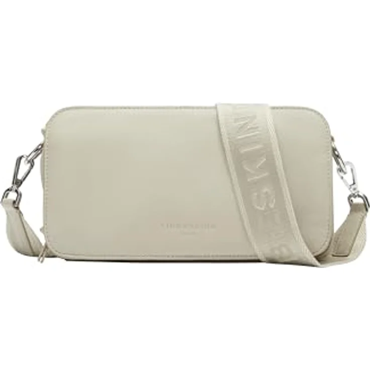 Liebeskind Clarice Umhängetasche, 100% Leder, beige, 27 cm x 8 cm x 15 cm – Bild 1