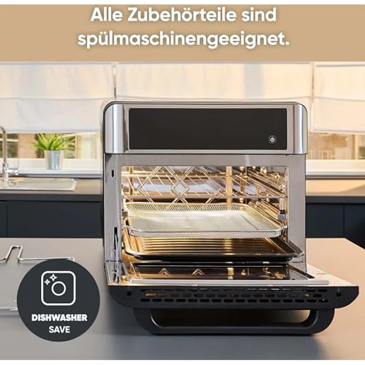 Severin Minibackofen TO 2077, Toastofen mit Garraumbeleuchtung und kompakter Bauweise – Bild 6