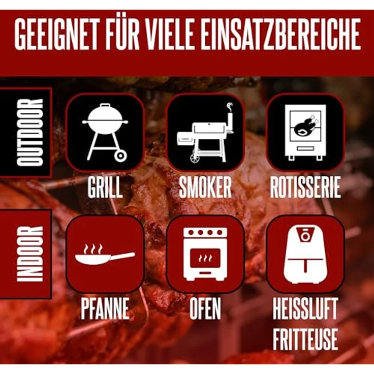 BBQ-Toro TempTender Grillthermometer kabellos mit App | Bluetooth Fleischthermometer digital IP67 bis 300°C | Bratenthermometer, Grill Meat Thermometer Wireless, Fleischtermostat Digital Kabellos – Bild 5