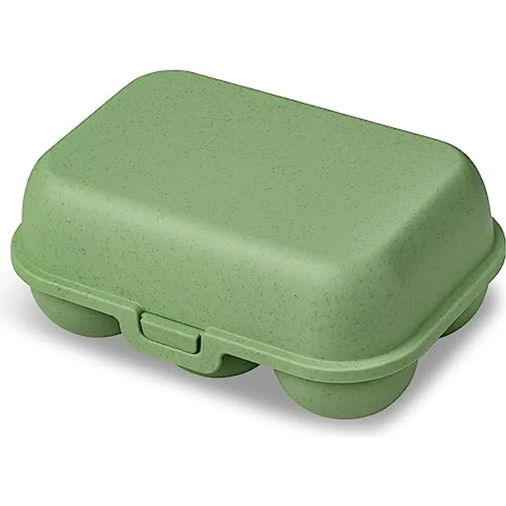EGGS TO GO MINI Eierbox nature leaf green