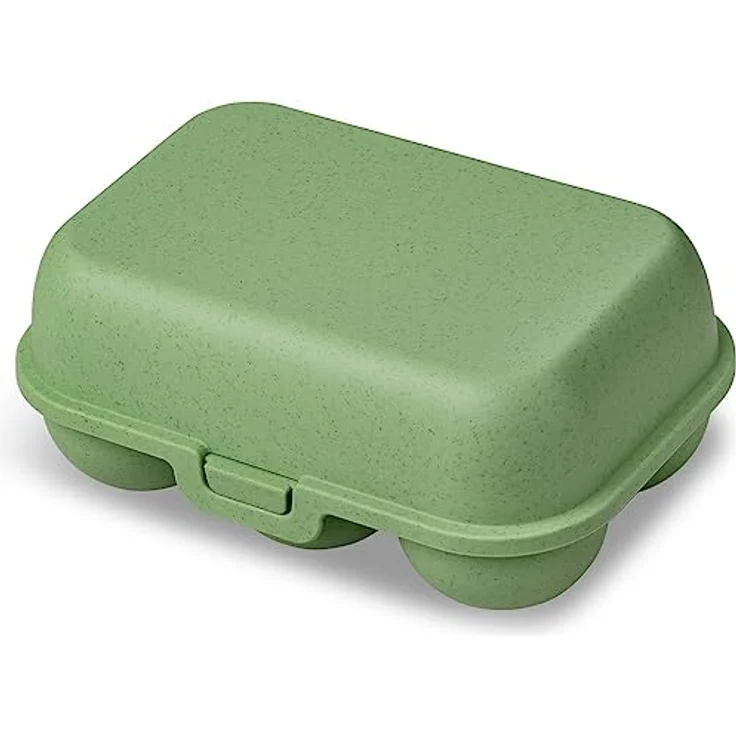 EGGS TO GO MINI Eierbox nature leaf green – Bild 1