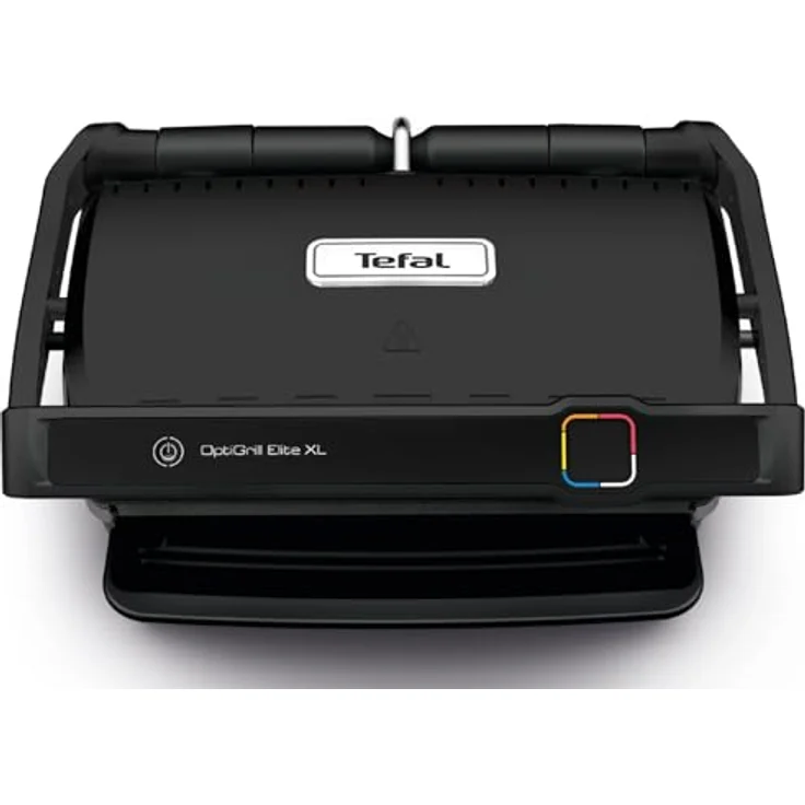 Tefal GC760812 OptiGrill Elite XL Kontaktgrill, 16 Programme, Digitales Display mit Garstufenanzeige, Abnehmbare XL-Platten, Elektrogrill, Schwarz, GC760812 – Bild 2