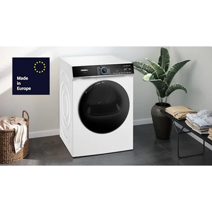 Siemens WR47B2C40 iQ700 Wärmepumpen-Trockner, 9 kg, Selbstreinigender Kondensator, AutoDry, Kurzprogramm 40', Nachlegefunktion, Reversierende Trommel, LED-Display, Touch Control – Bild 2