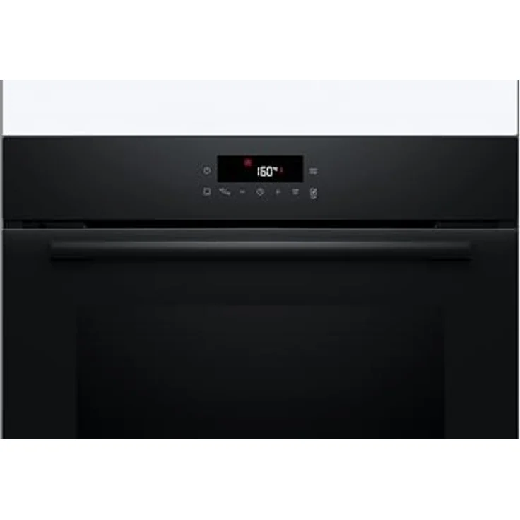 Bosch HBA571BB4 Serie 2 Einbau-Backofen, 60 x 60 cm, Pyrolyse-Selbstreinigung, AutoPilot 10 Programme, 3D-Heißluft, LED Touch Control, 71 Liter Garraum, Schwarz – Bild 5